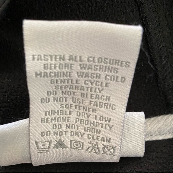 Free Country Jacket Adult Medium Black / Gray Hooded Zip Lined Soft Shell - Picture 3 of 10